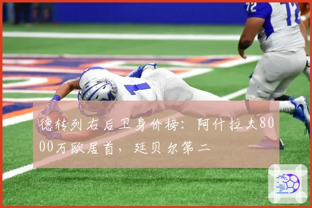 德转列右后卫身价榜:阿什拉夫8000万欧居首,廷贝尔第二