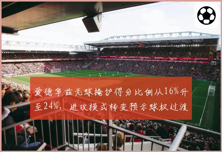 爱德华兹无球掩护得分比例从16%升至24%，进攻模式转变预示球权过渡