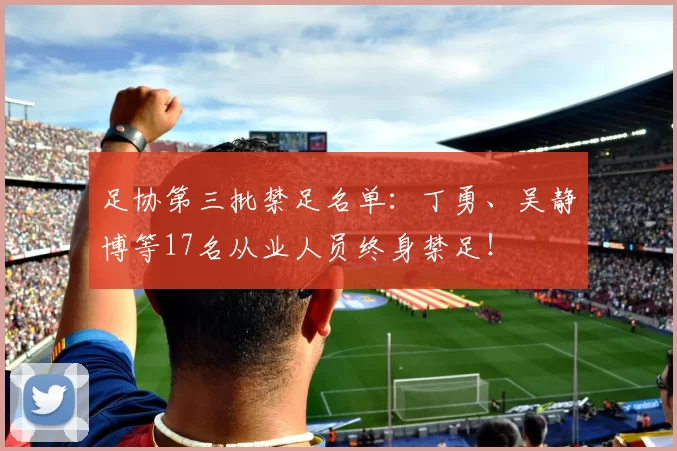 足协第三批禁足名单:丁勇、吴静博等17名从业人员终身禁足!